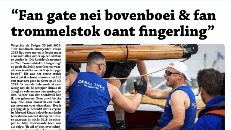 Skutsjesilen kampioenschap 2025